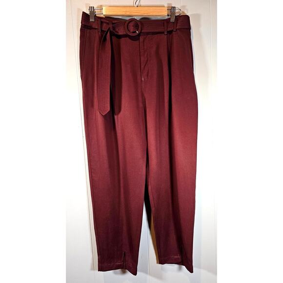 Ted Baker London Ninette Trousers  High Waist Carrot Legs Women's Size 3 - Picture 2 of 11
